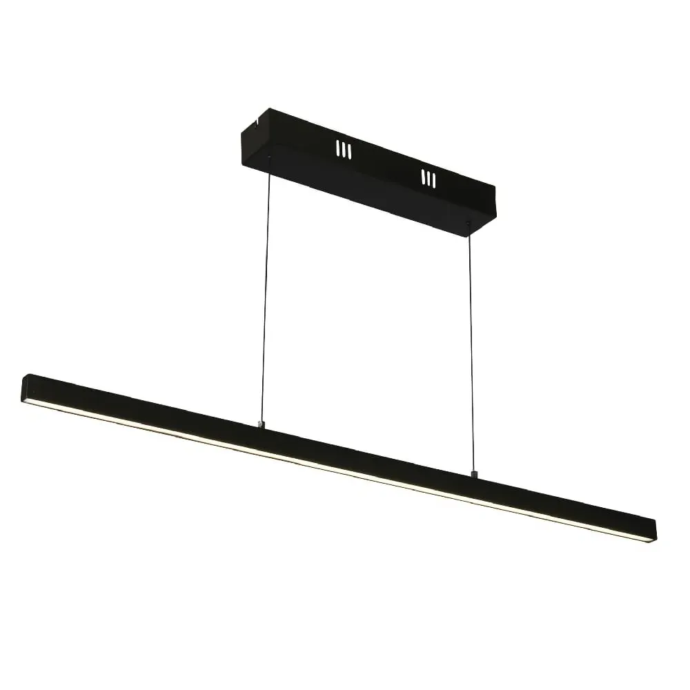 Layla Round Pendant Light - Black, Opal Acrylic image