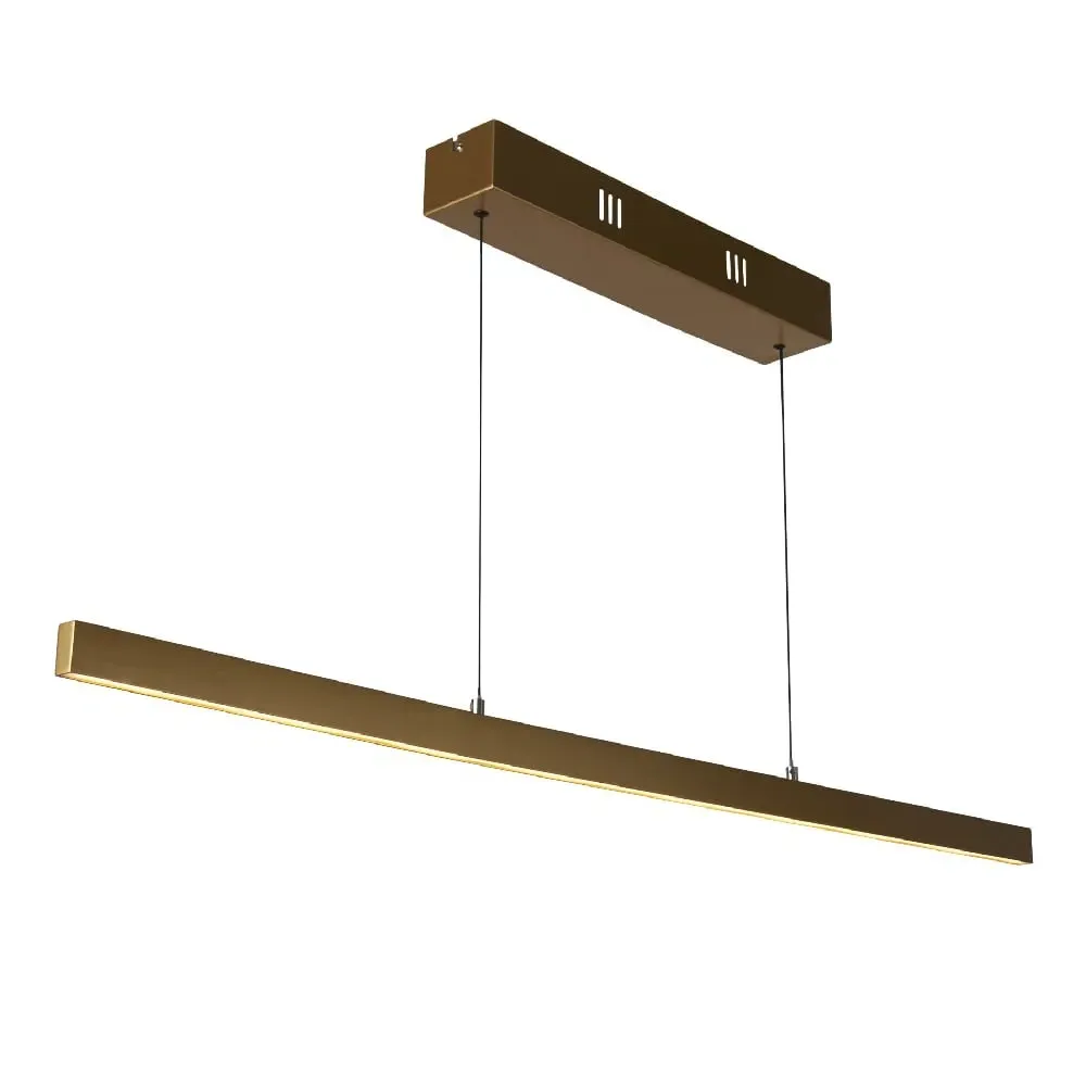 Layla Round Pendant Light - Matt Gold, Opal Acrylic