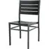Lazzaretto Outdoor Side Chair - Black, Aluminium
