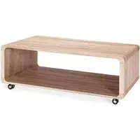 Leane Wooden Coffee Table - Natural, MDF