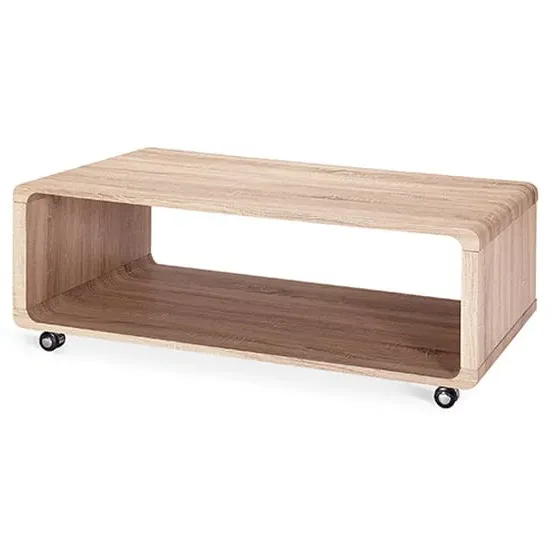 Leane Wooden Coffee Table - Natural, MDF image