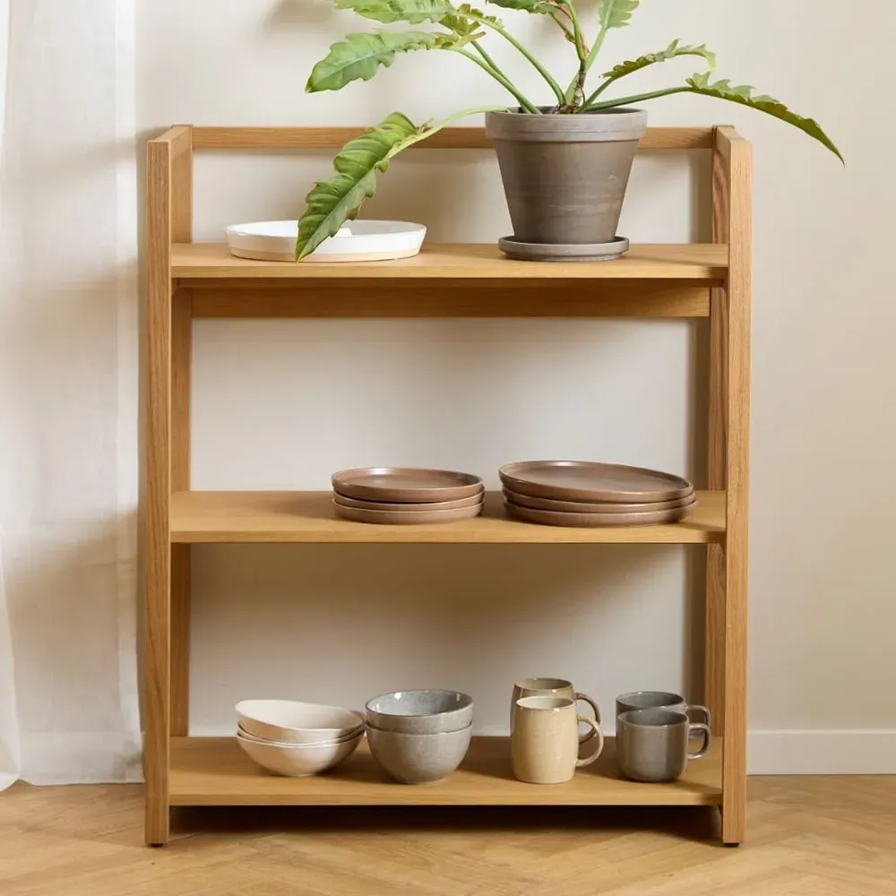 Leburn 3-Shelf Bookcase - Oak image