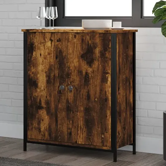 Lecco 2-Door Sideboard - Smoked Oak, Engineered Wood product