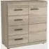 Lecco Highboard with Storage - Sonoma Oak