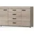 Lecco Sideboard with 2 Doors 4 Drawers - Sonoma Oak