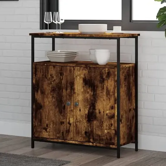 Lecco Sideboard with 2 Doors - Smoked Oak