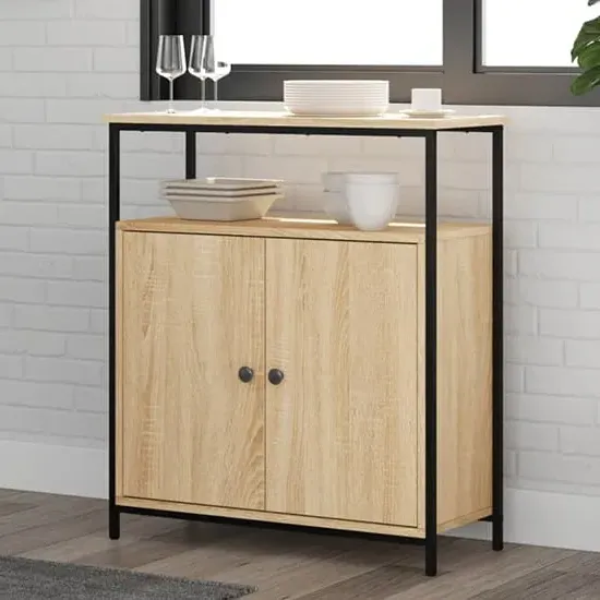 Lecco Sideboard with 2 Doors - Sonoma Oak