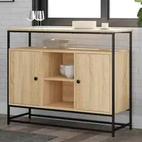 Lecco Sideboard with 2 Doors - Sonoma Oak