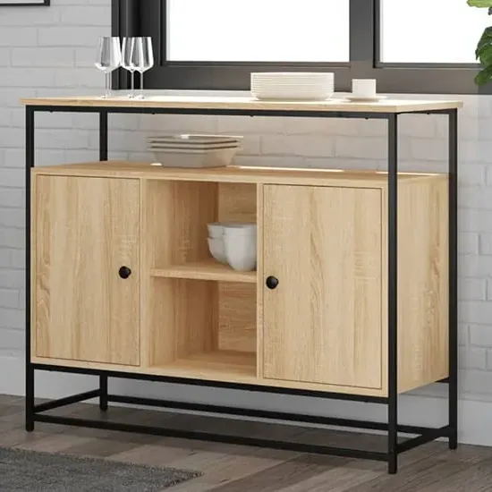 Lecco Sideboard with 2 Doors - Sonoma Oak