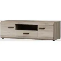 Lecco TV Stand with Storage - Sonoma Oak