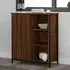 Lecco Wooden Sideboard with Storage - Brown, Oak