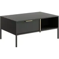 Lech Coffee Table with 2 Drawers - Anthracite