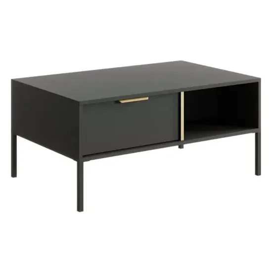 Lech Coffee Table with 2 Drawers - Anthracite image