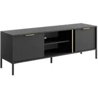 Lech TV Stand with 2 Doors - Anthracite