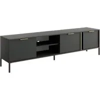 Lech TV Stand with 3 Doors - Anthracite