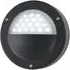 LED Circular Outdoor Wall Light - Black, Polycarbonate