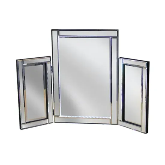 LED Dressing Table Mirror - Silver image