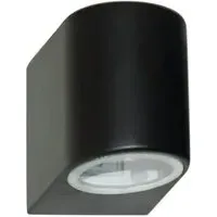 LED Outdoor Wall Light - Black, Glass