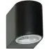 LED Outdoor Wall Light - Black, Glass