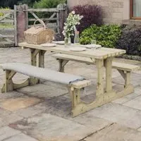 Ledyard Large Picnic Dining Set - Natural
