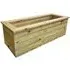 Ledyard Rectangular Planter - Natural Wood