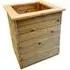 Ledyard Square Planter - Natural Wood