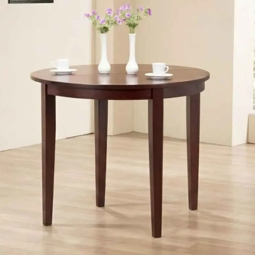 Leica Extendable Round Dining Table - Mahogany, Wood product