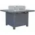 Leicester Square Gas Firepit Table - Grey, Glass