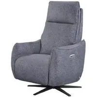 Leiria 1-Seater Recliner Sofa - Anthracite, Fabric