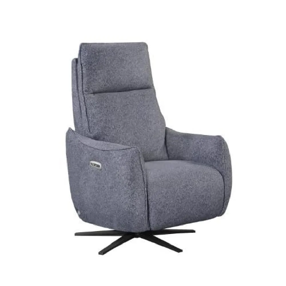 Leiria 1-Seater Recliner Sofa - Anthracite, Fabric image