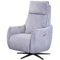 Leiria 1-Seater Recliner Sofa - Grey, Fabric