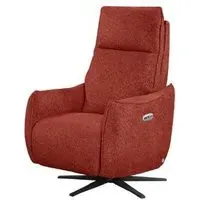 Leiria 1-Seater Recliner Sofa - Ruby, Fabric