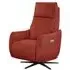 Leiria 1-Seater Recliner Sofa - Ruby, Fabric