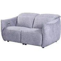 Leiria 2-Seater Recliner Sofa - Grey, Fabric