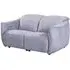 Leiria 2-Seater Recliner Sofa - Grey, Fabric