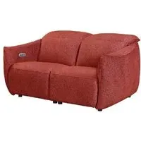 Leiria 2-Seater Recliner Sofa - Ruby, Fabric