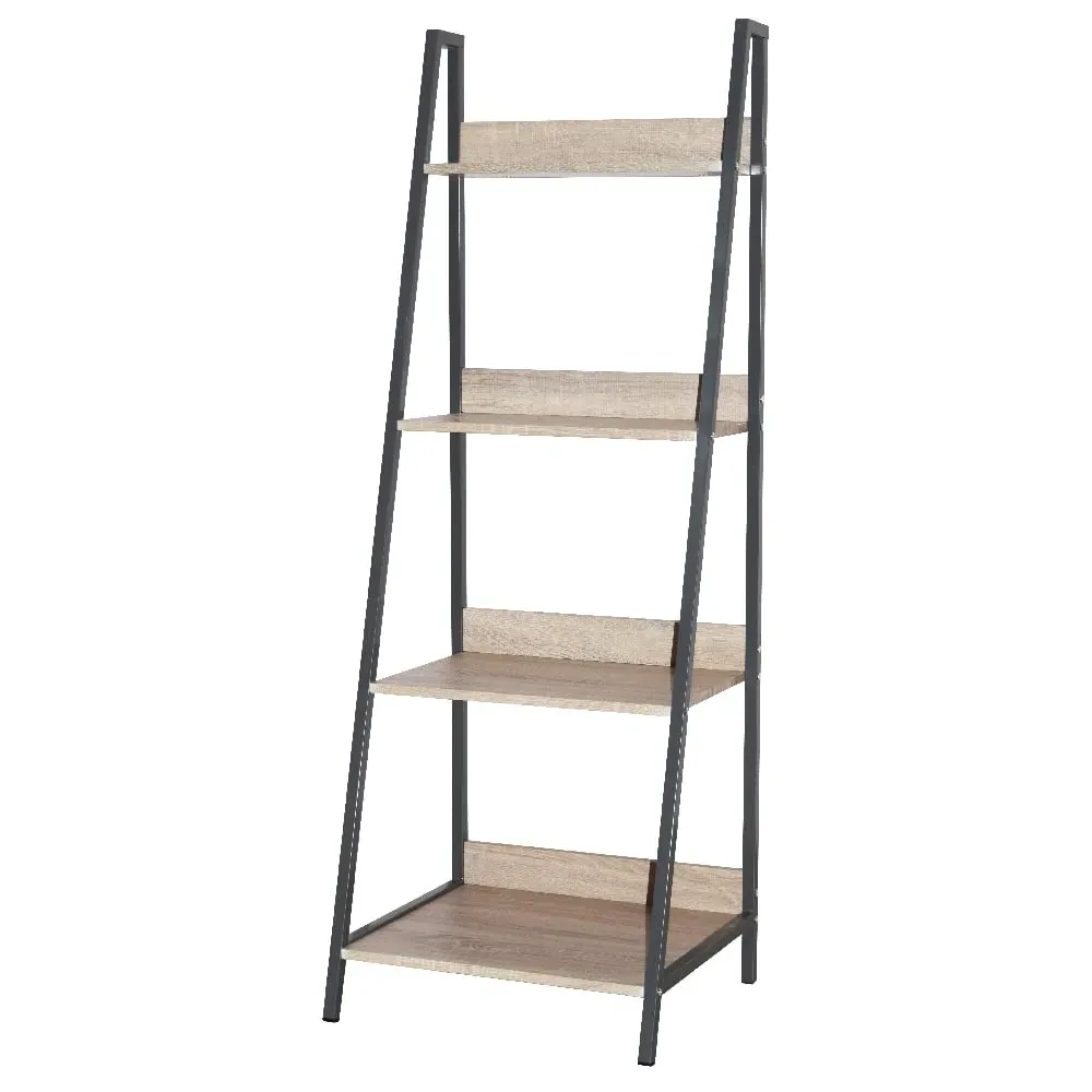 Leith 4-Shelf Bookcase - Oak, Wood image