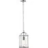 Lembeth 1 Light Pendant Light - Clear, Satin Nickel