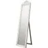 Lembeth Cheval Floor Standing Mirror - White