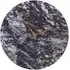 Lemonta Round Wall Clock - Black, Marble