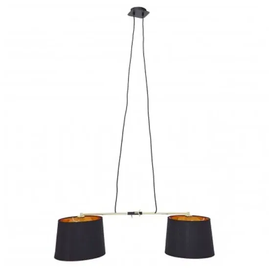 Lena 2 Pendant Light - Black, Iron