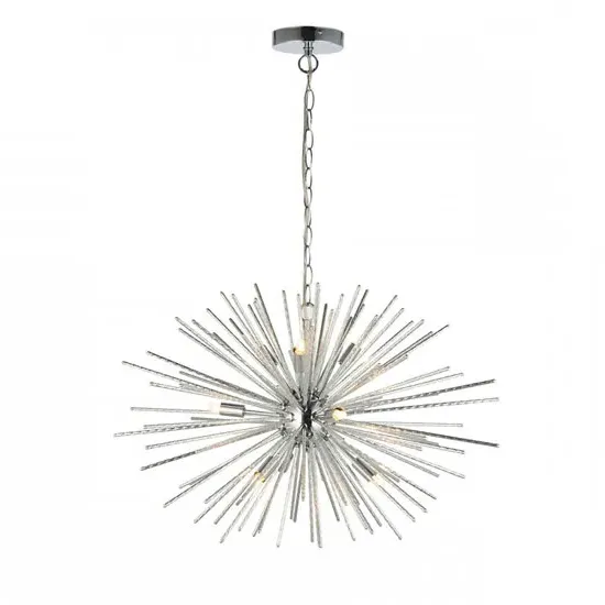 Lena Wall Hung 9 Pendant Light - Clear, Glass product