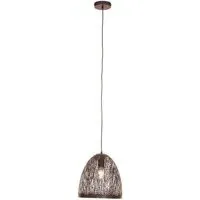 Lennon Bell Shaped Pendant Light - Black, Iron