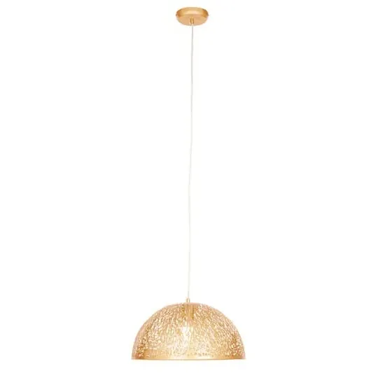 Lennon Dome Shaped Pendant Light - Gold, Iron