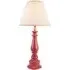 Lenoir 25cm Shade Table Lamp - White, Resin