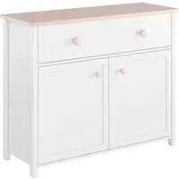 Lenoir Kids Sideboard with 2 Doors 1 Drawer - White