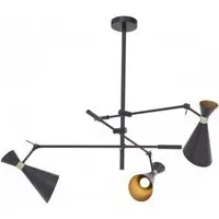 Lenox 3 Pendant Light - Black, Gold
