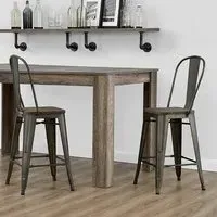 Lenox Bar Chairs - Copper, Wood