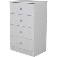 Leon Chest of 4 Drawers - Light Grey