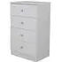 Leon Chest of 4 Drawers - Light Grey